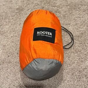 Kootek Orange and Gray Nylon Hammock